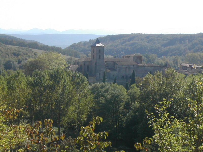 Abbey From Hill Side1
